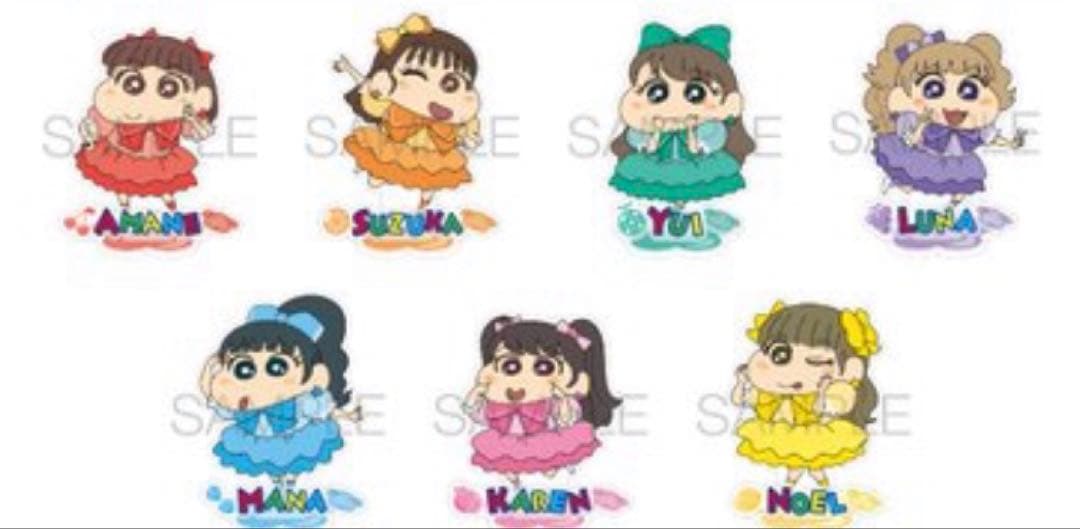 フルーツジッパー×クレヨンしんちゃん アクリルスタンド