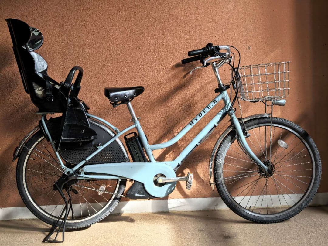 子ども乗せ　電動アシスト自転車 チャイルドシート付き　つくば