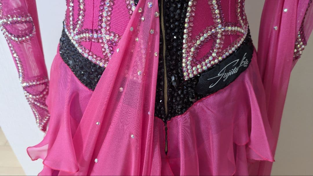 社交ダンス　スタンダードドレス　フジタ製