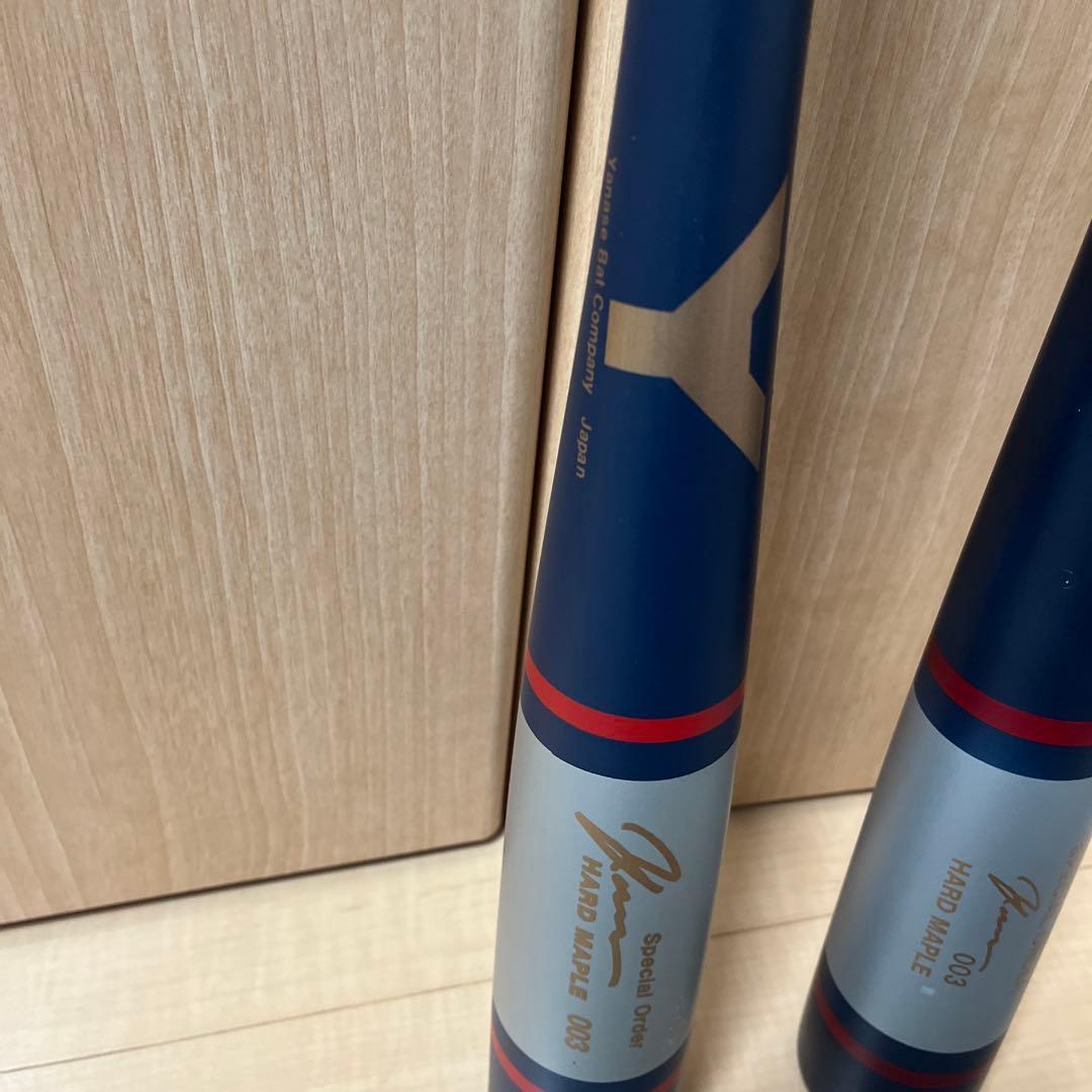 ヤナセ硬式木製トレーニングオーダーバット2本