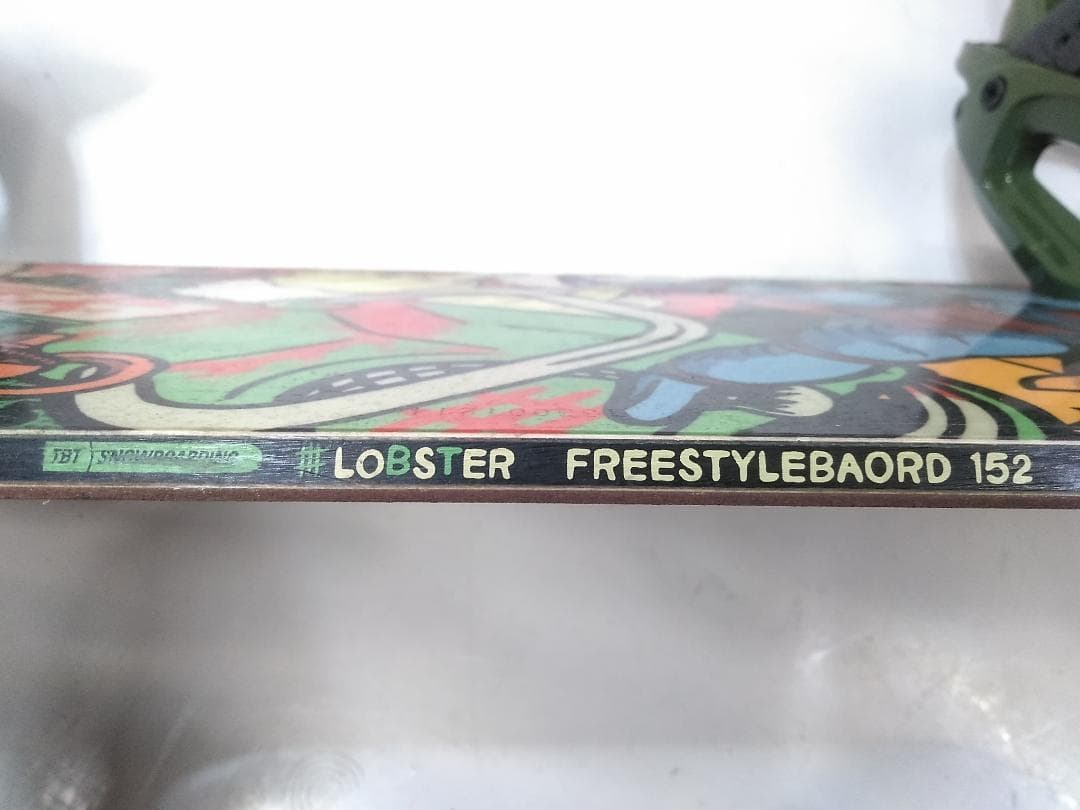 ロブスター フリースタイル 152cm スノーボード ビンL△