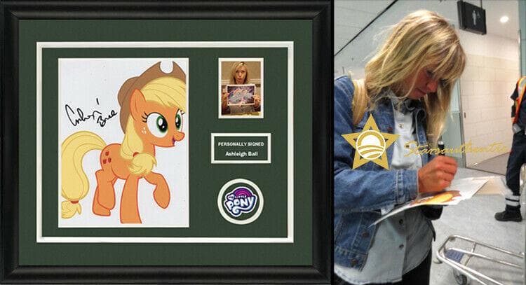 直筆サイン入り写真 アシュレイ・ボール マイリトルポニー/フレーム別/SA鑑定済