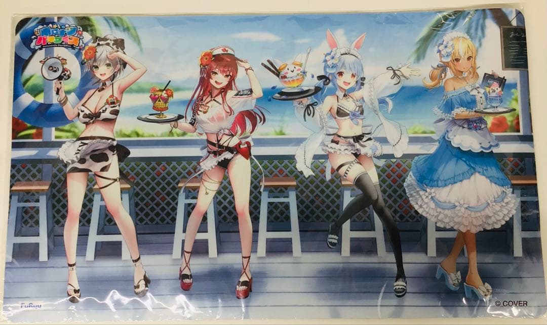 リラックスタイムフィギュア5体セット　大判マウスパッド　ホロライブ3期生　6期生