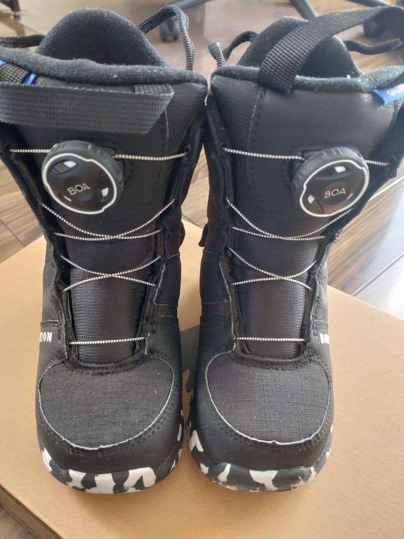 BOAシステム 子ども用スノーボードブーツ ブラック