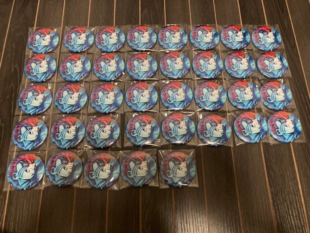 鬼滅の刃 キービジュアル缶バッジ 猗窩座 37点