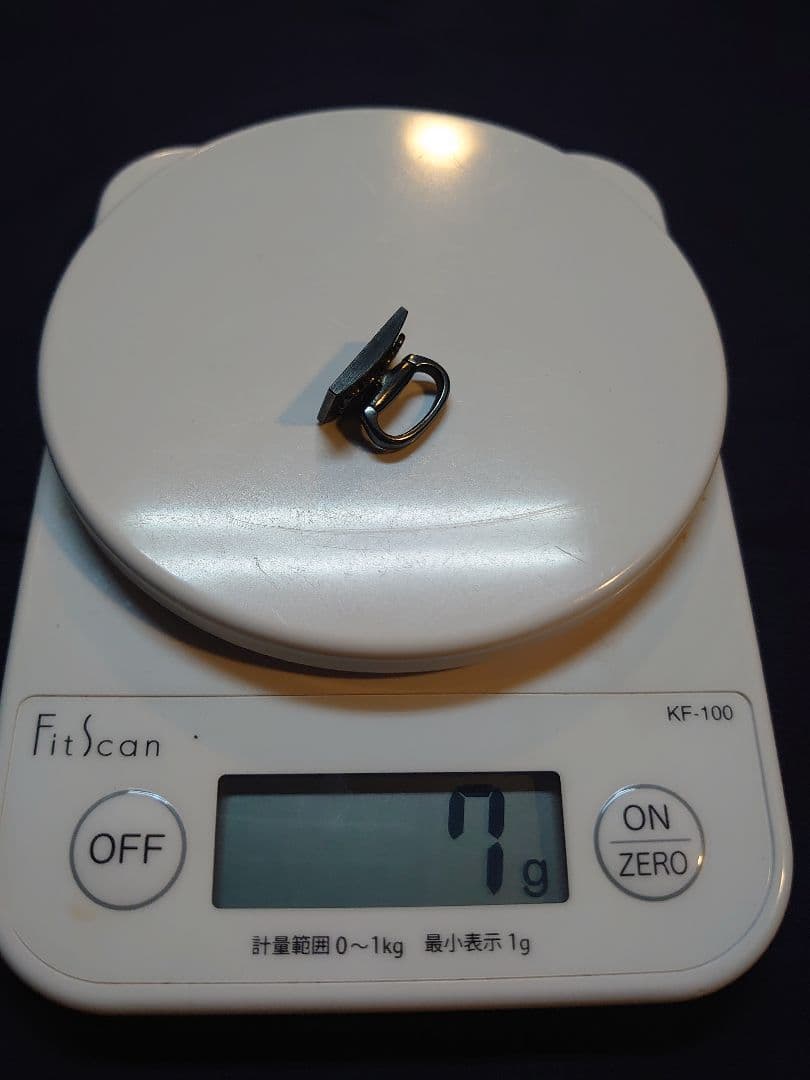 小柄小刀の拵え用に仏具金具師制作、栗形