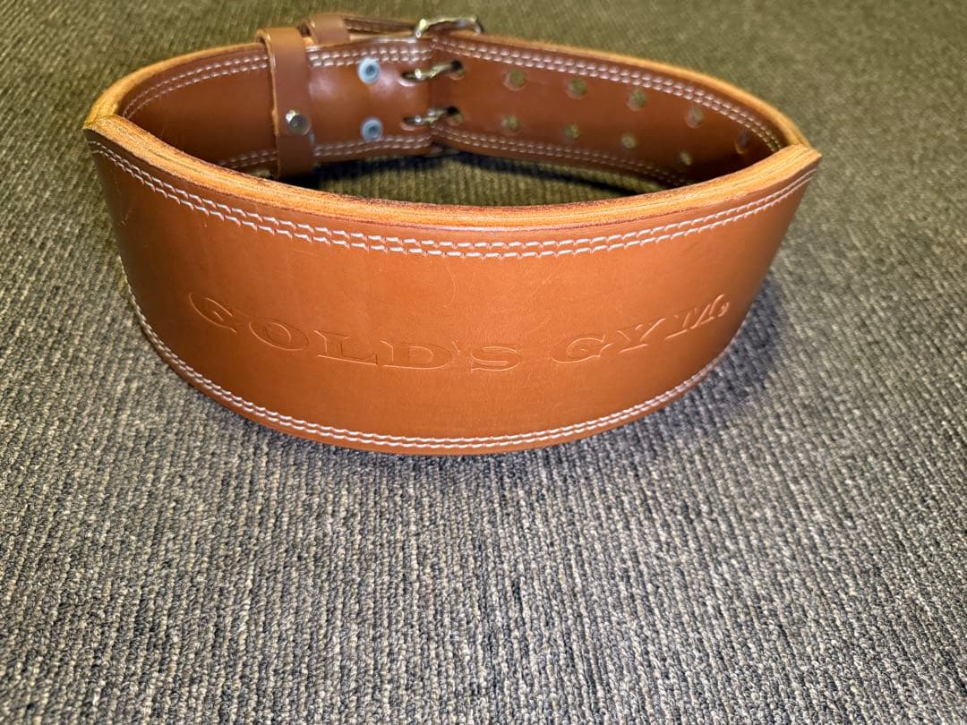 ゴールドジム　プロレザーベルト　Sサイズ