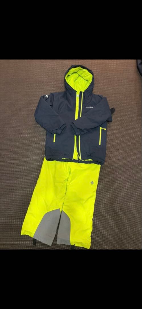 モンベル　スキーウェア上下　140cm
