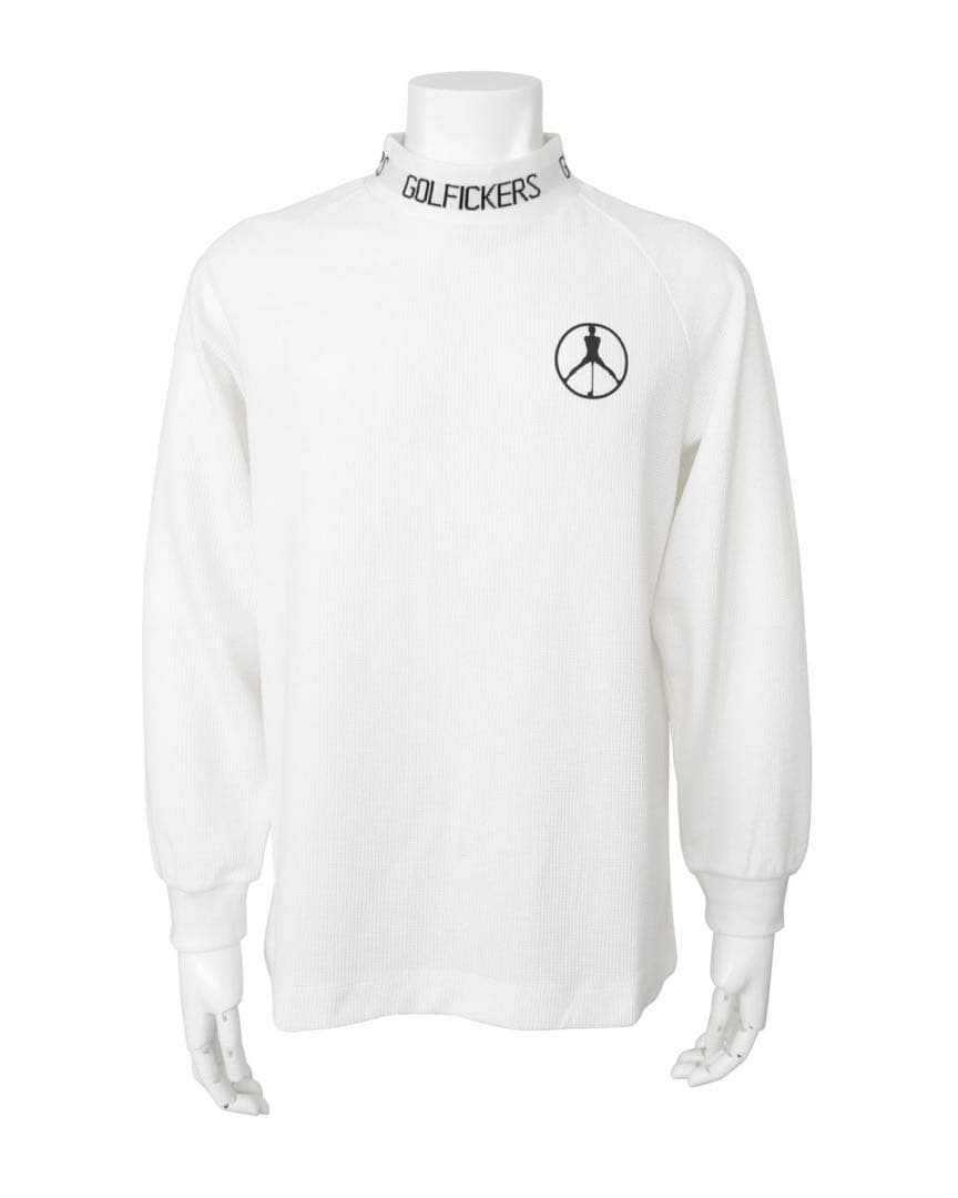 ゴルフィッカーズ Mock Neck Thermal 白 L