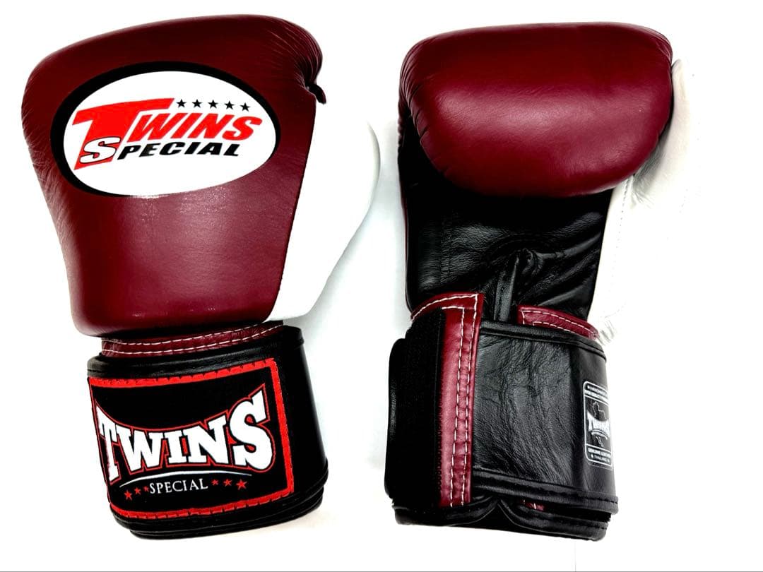 新品　TWINS グローブ 14oz 栗黒白　本革製　ツインズ　送料込