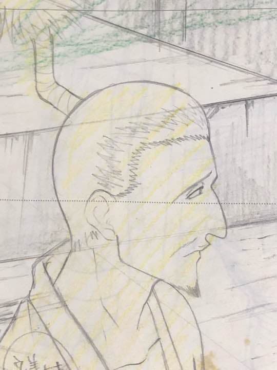 ハンターハンター　幻影旅団メンバー4人　直筆原画