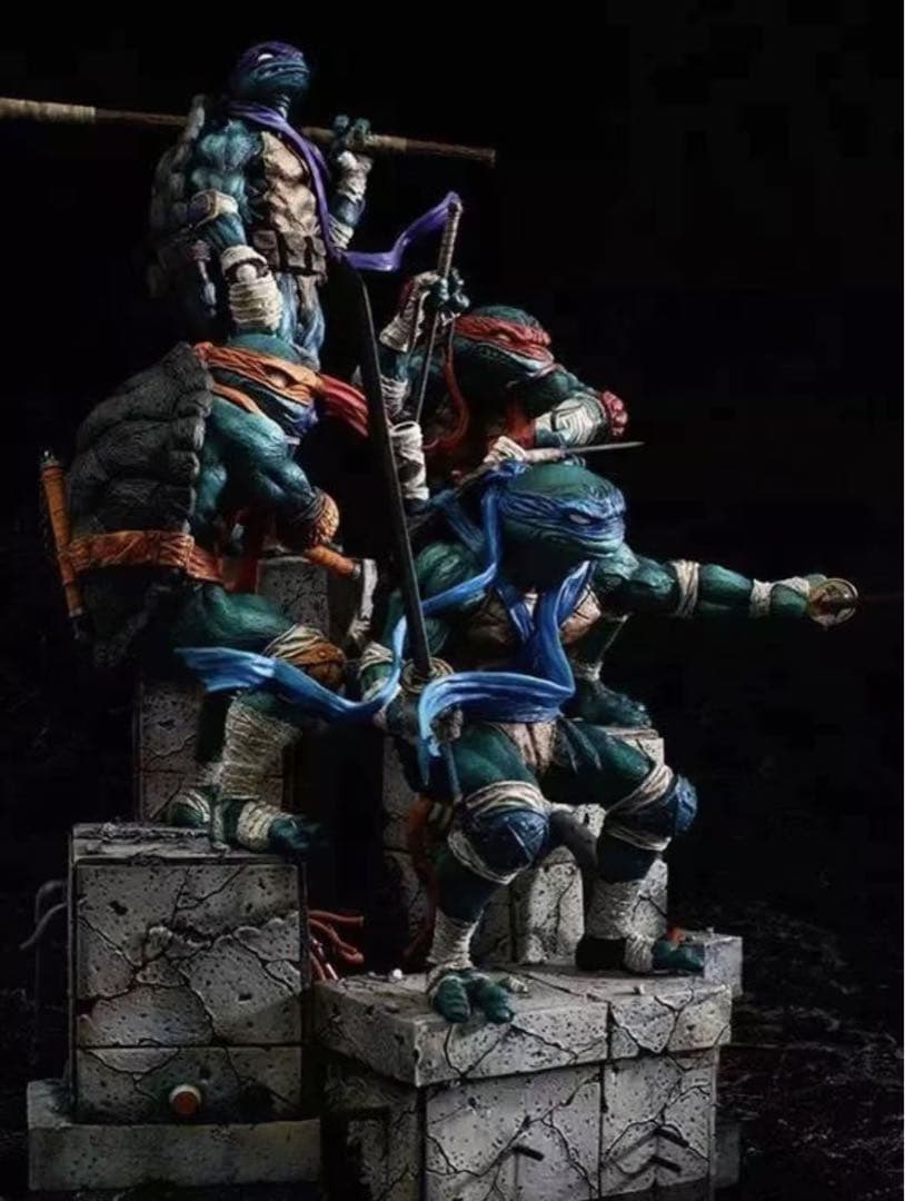 TMNT GSC 4体 スタチュー フィギュア