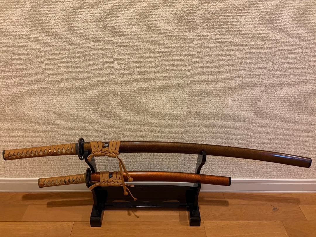 高級居合刀 黎銘穿 ＆ 高級模造刀 脇差 金虎龍