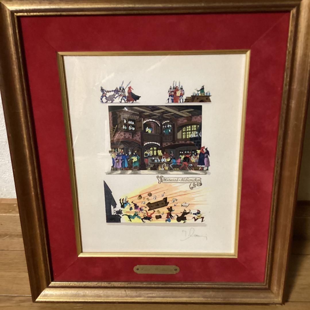 マイセン　ヒエロ　ニムスボス　リューゲル　甲冑騎士　中世城郭　細密画リトグラフ