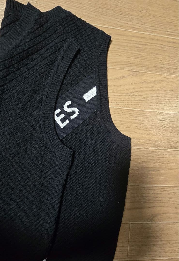 ❣️新品未使用❣️PEARLY GATESネイビー バックロゴニット ベスト❣️