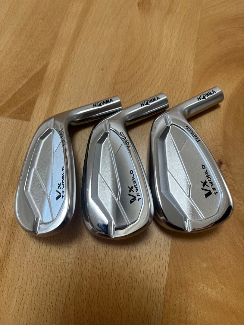 T//WORLD VX IRON ツアーワールド 8I 9I PW ヘッド　3本