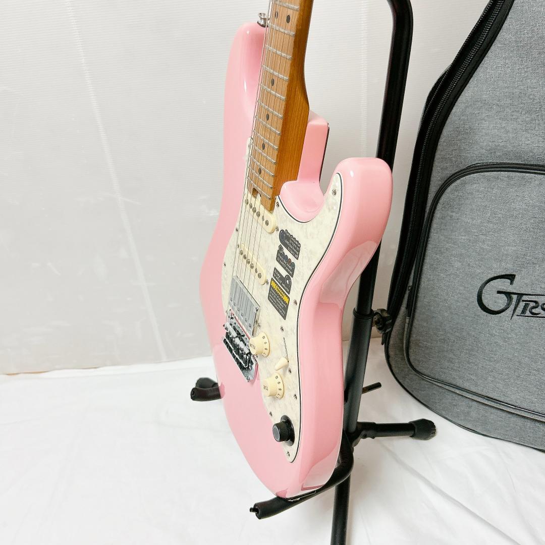 美品 MOOER GTRS S800 エフェクター内蔵ギター ピンク ケース付
