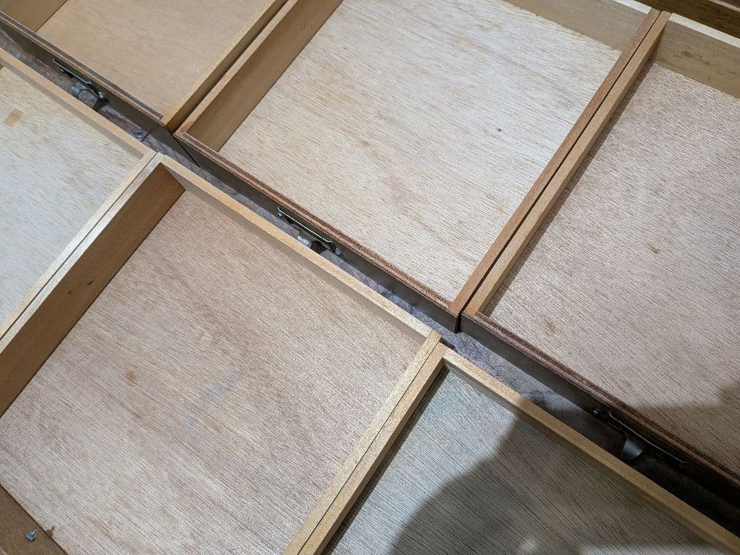 1100 ビンテージ　収納6杯　小引き出し　チェスト　書類ケース　レトロ　古家具