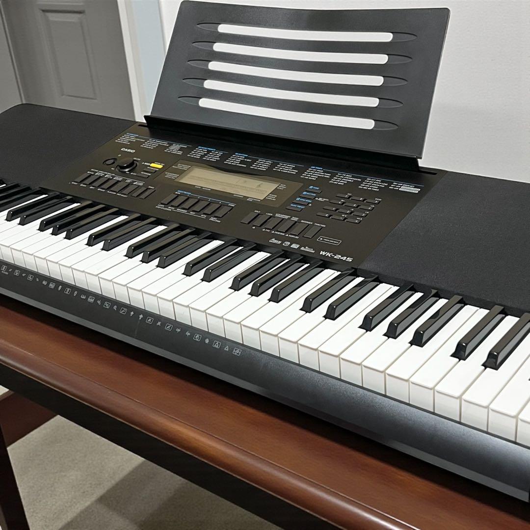 【美品】 電子キーボード　キーボード 電子ピアノ WK-245 CASIO