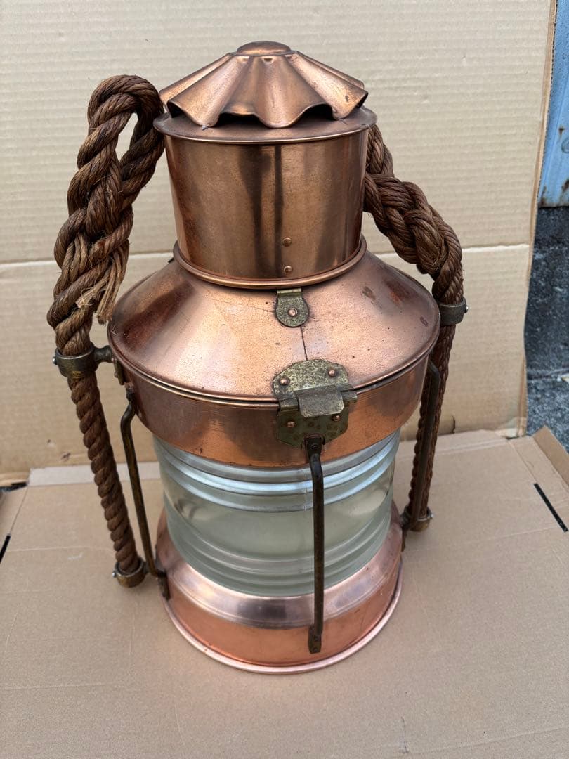 アンティークなANKERLICHT シップランプ（船灯）　オイルランタン 希少