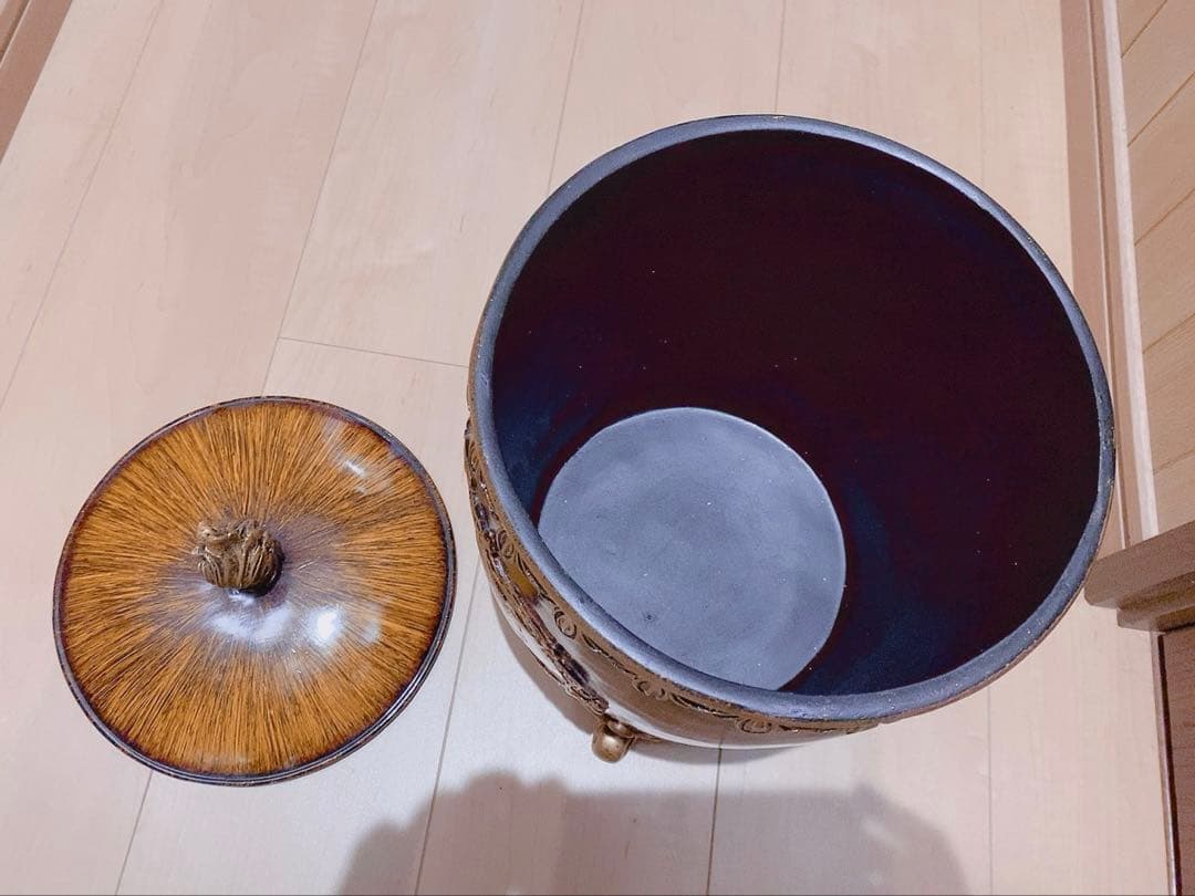 アンティーク 木製収納ボックス 大きめサイズ