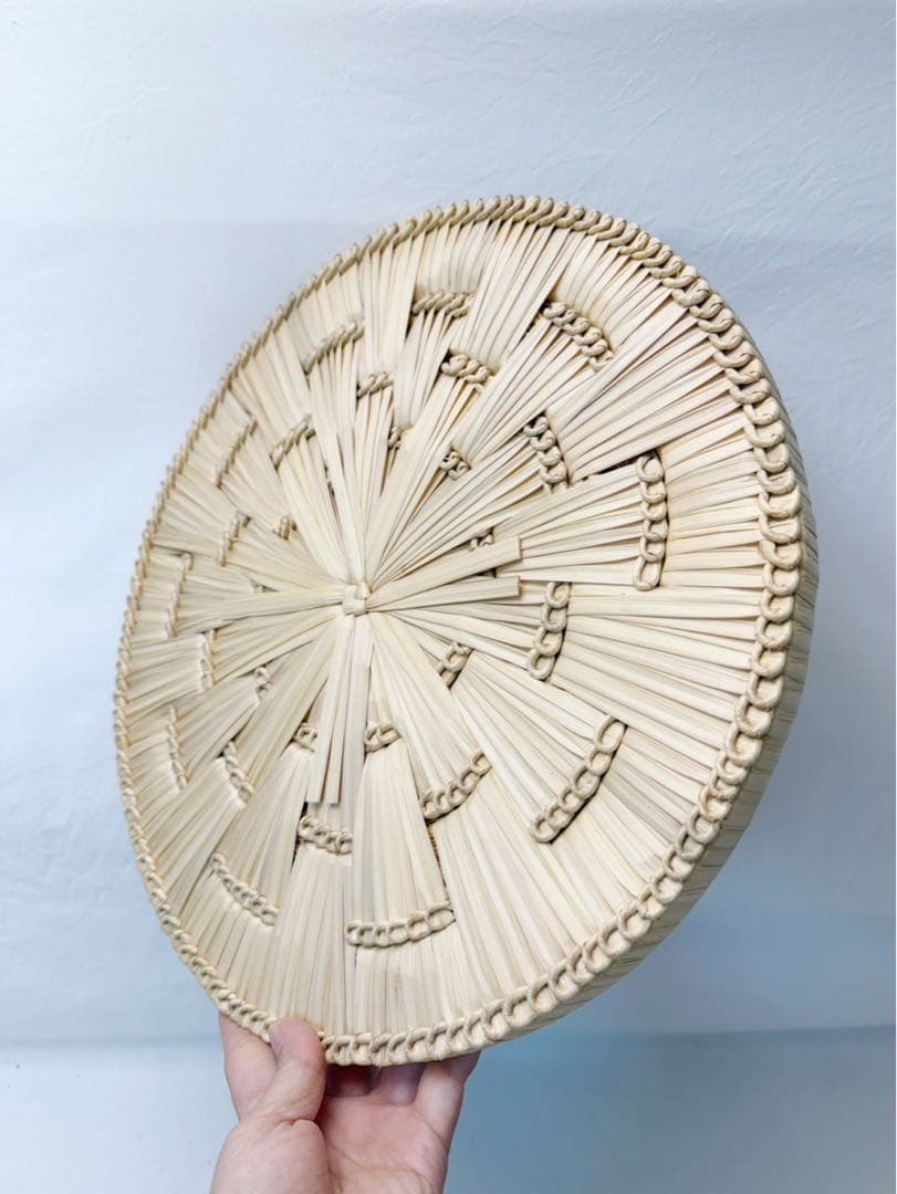 未使用 茶道具 露地道具 円座 5客揃 藁竹 露地草履 一足 水屋道具 紙箱