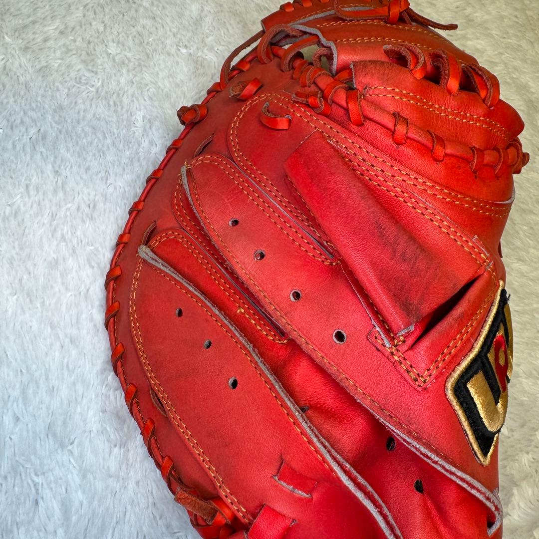 【ワールドペガサス】軟式用　捕手用　右ミット　一般用