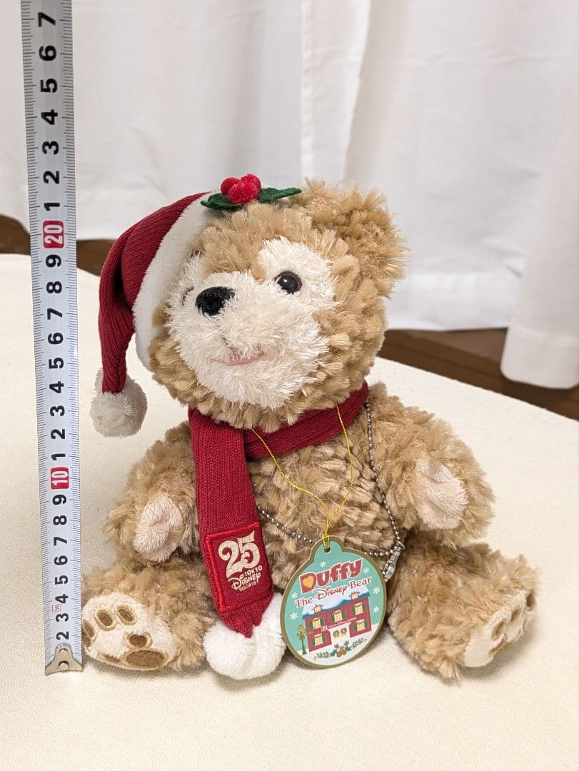 ダッフィー クリスマス オルゴールぬいぐるみ&25周年のチャーム セット
