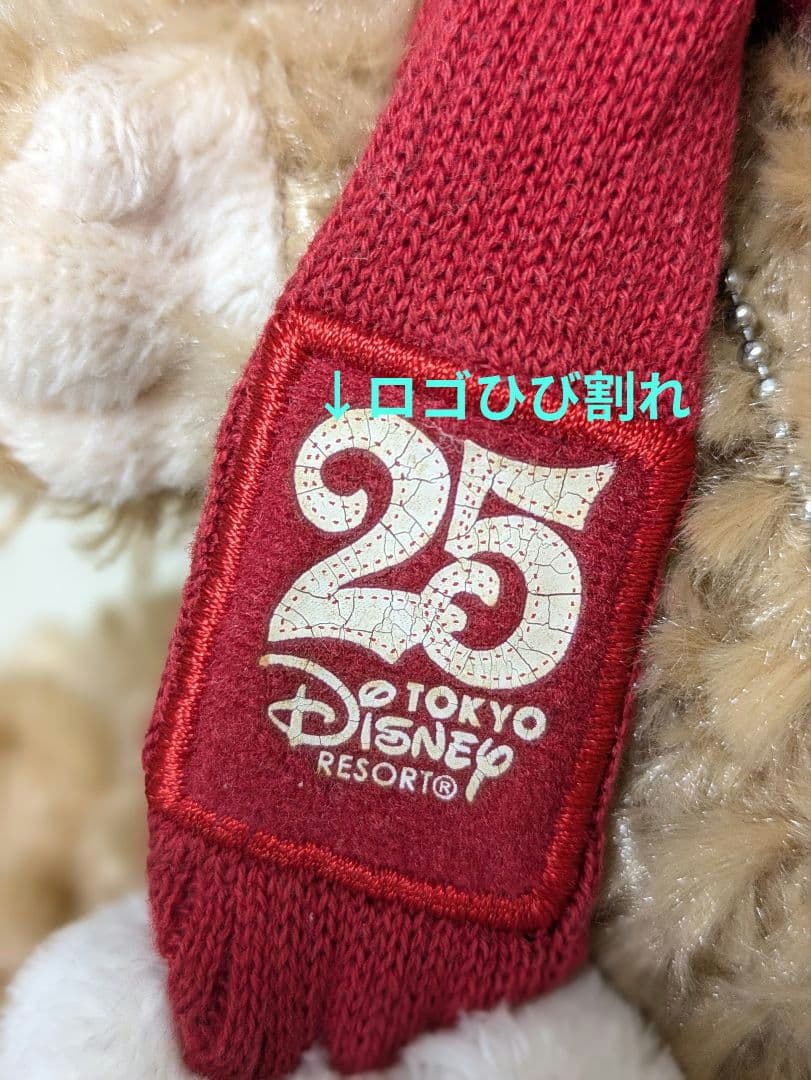 ダッフィー クリスマス オルゴールぬいぐるみ&25周年のチャーム セット