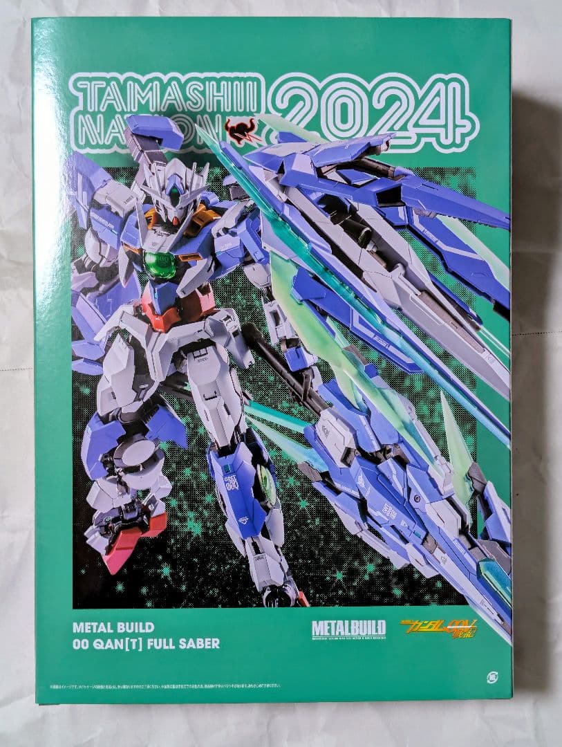 L BUILD ダブルオークアンタ フルセイバー メタルビルド