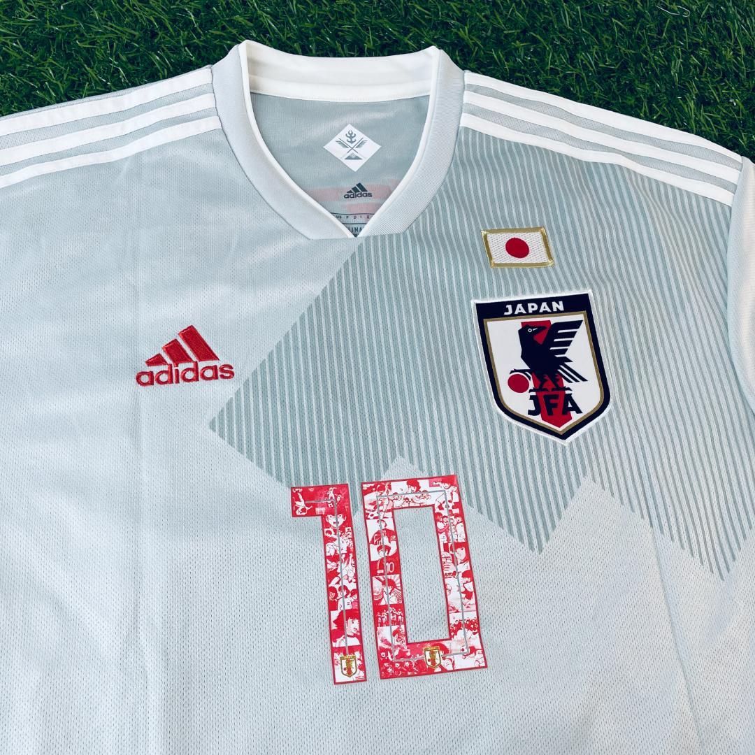 新品 日本代表 2018 アウェイ 正規品 ユニフォーム キャプテン翼 2XL