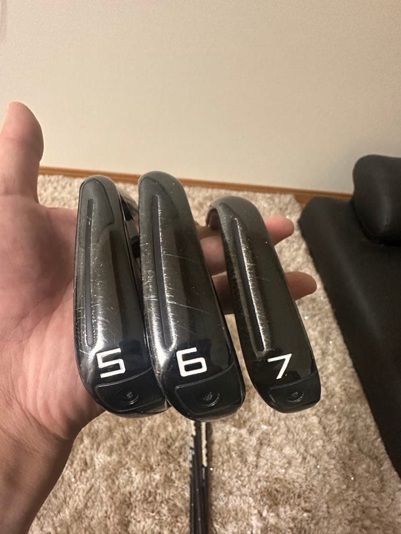 TaylorMade P-790 ブラック限定モデル　アイアンセット 6本