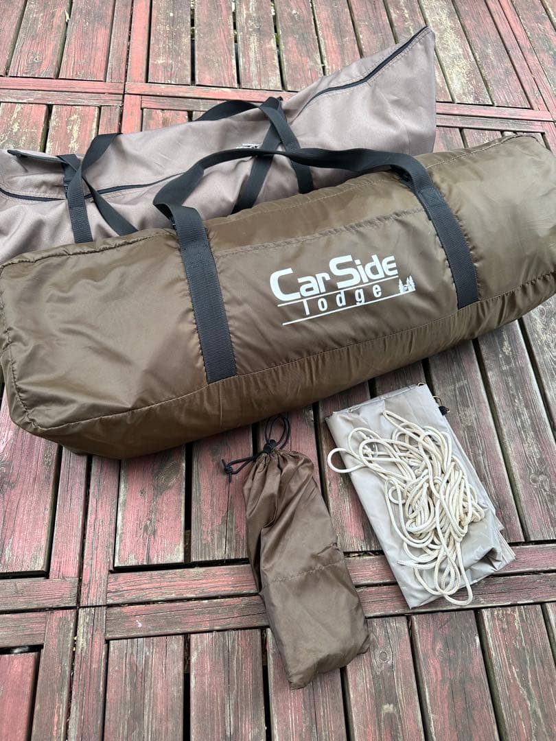 ogawaカーサイドロッジ&おまけでタープも！