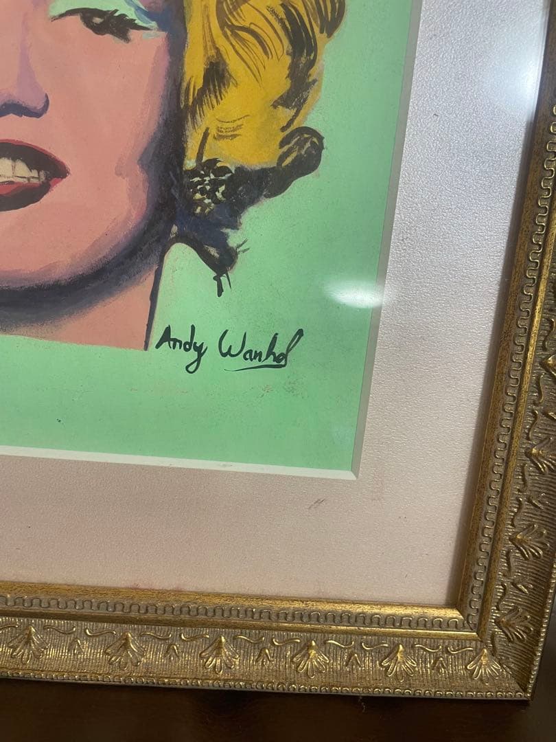 アンディウォーホルマリリンモンロー財団認定印