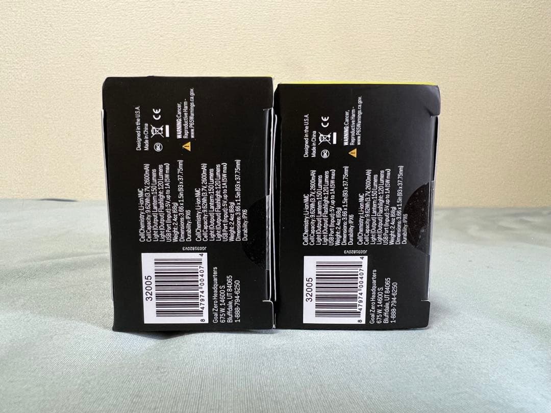 【新品未使用】ゴールゼロ　ライトハウスマイクロフラッシュ2個セット