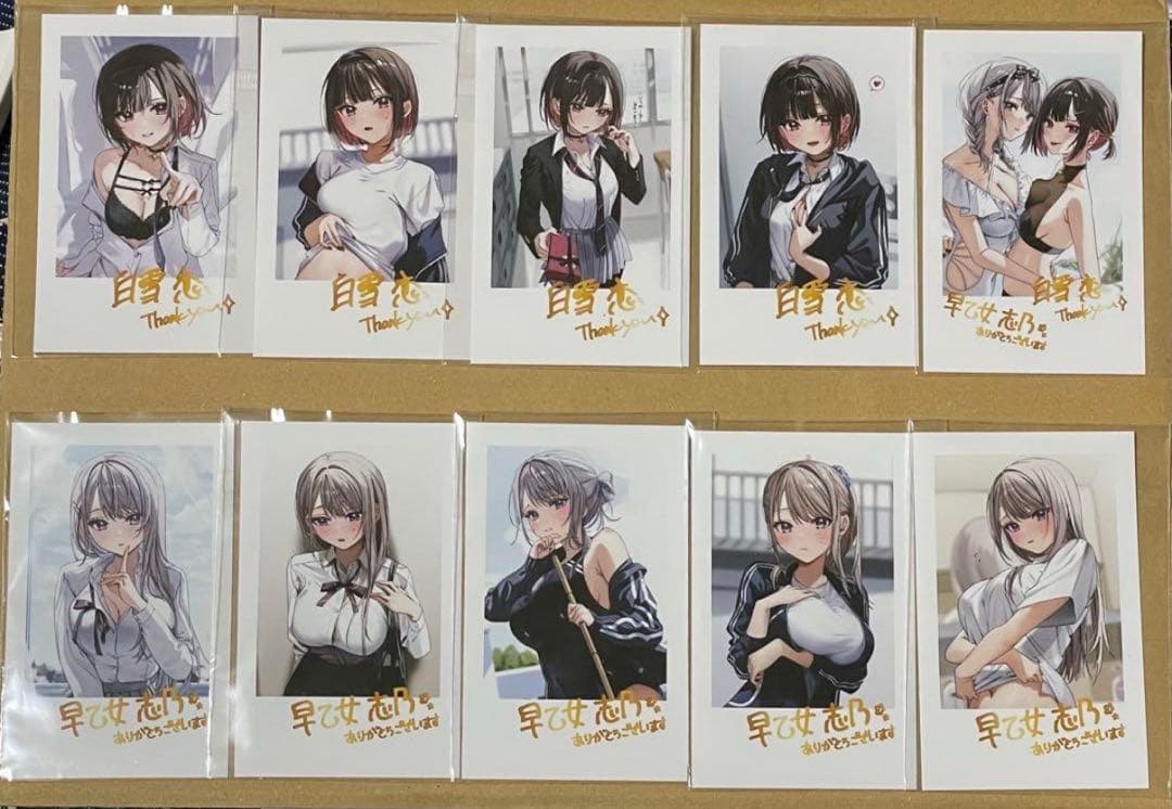 千種みのり 個展 チェキ風カード まとめ売り