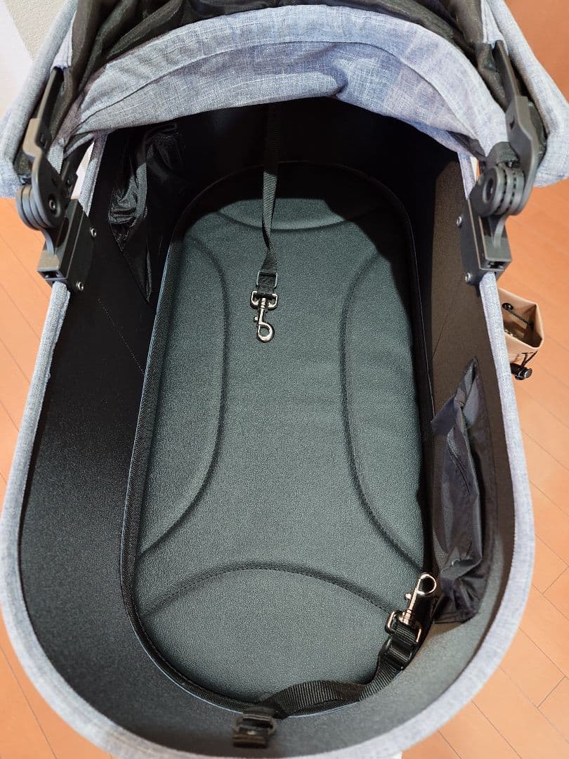 AIRBUGGY　DOME3 ラージ ペットカート メランジデニム