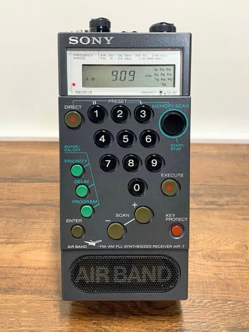 【希少レア商品】 SONY AIR-7 エアーバンド受信機 FM/AM