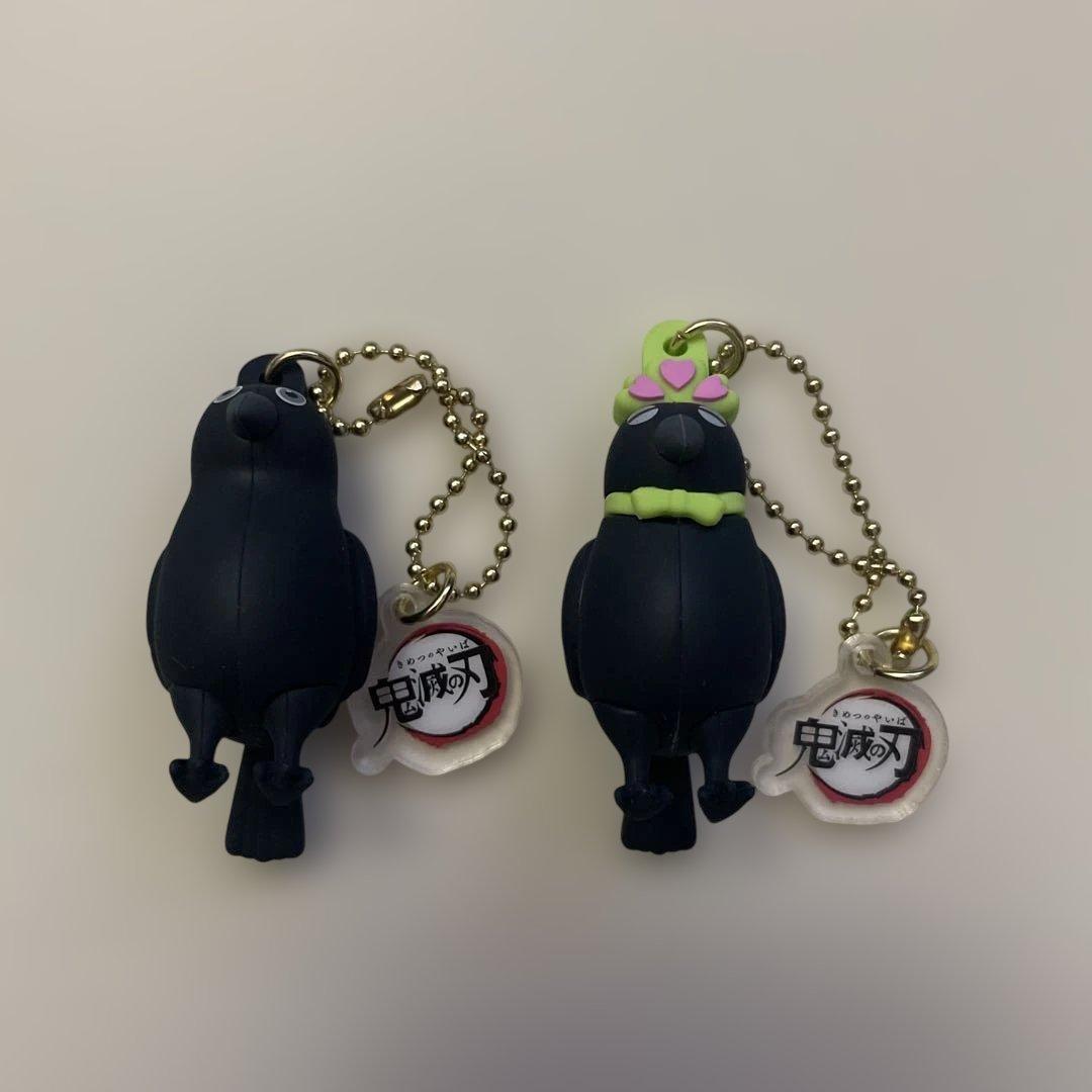 鬼滅の刃　USJ ユニバコレクタブルキーチェーン　炭子ムキムキネズミ半天狗銀子麗