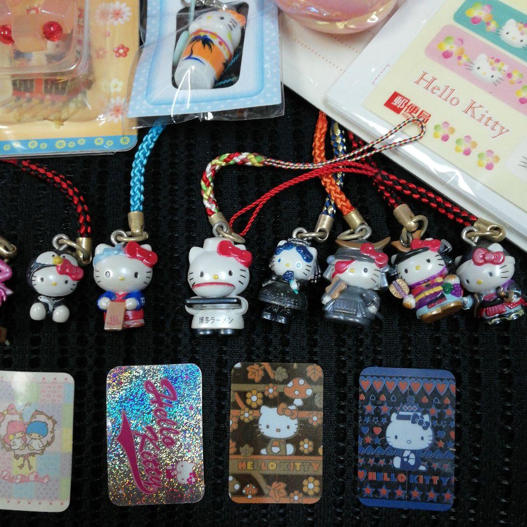 ハローキティ グッズセット　ストラップ　根付　キーホルダー　ぬいぐるみ　ご当地