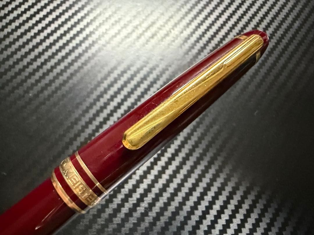 美品 モンブラン マイスターシュテュック 163 ローラーボール ボルドー