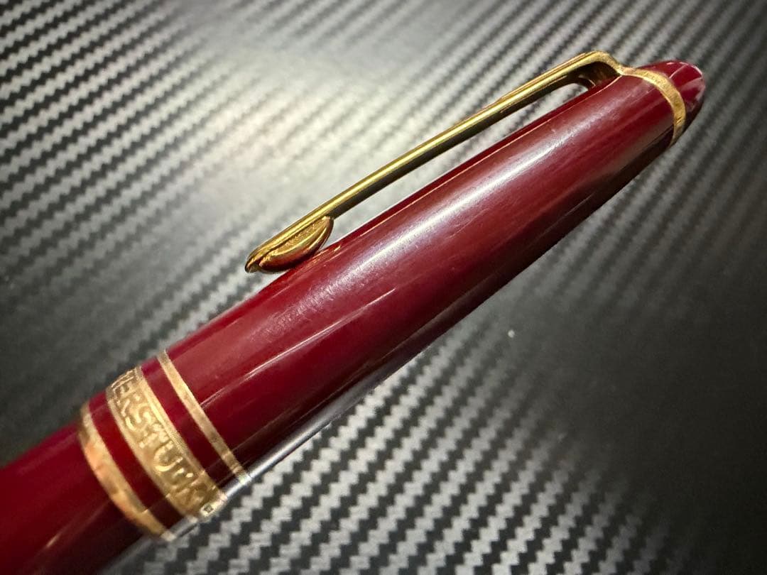 美品 モンブラン マイスターシュテュック 163 ローラーボール ボルドー