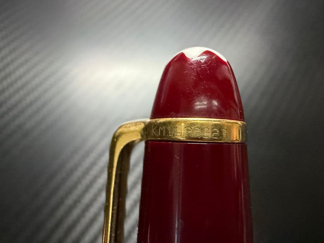 美品 モンブラン マイスターシュテュック 163 ローラーボール ボルドー