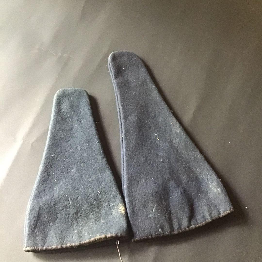 大小刀　柄袋　黒羅紗地　江戸時代