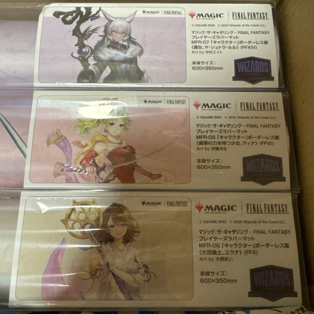 MTG FF プレイマット ラバーマット ティナ ユウナ ヤ・シュトラ・ルル