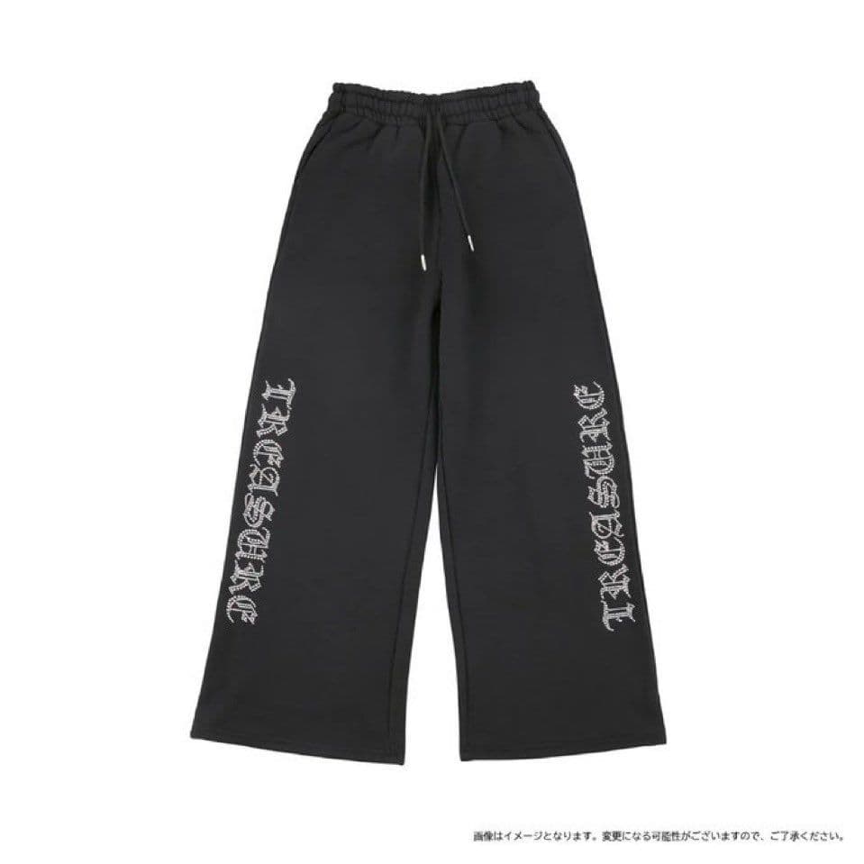 treasure フレアパンツ Mサイズ 黒 トレジャー パーカー