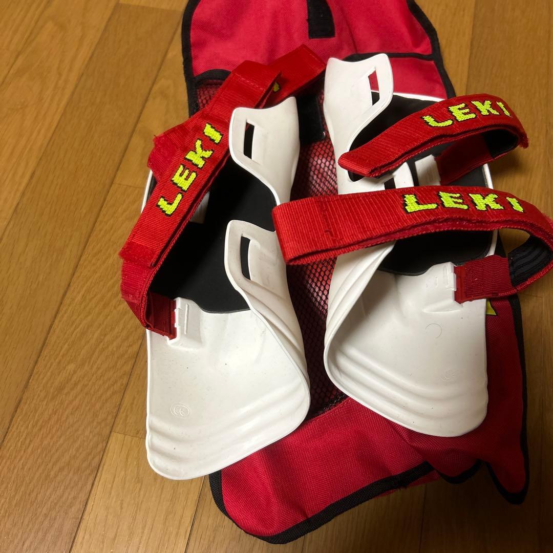 LEKI スキー用プロテクター ホワイト/レッド