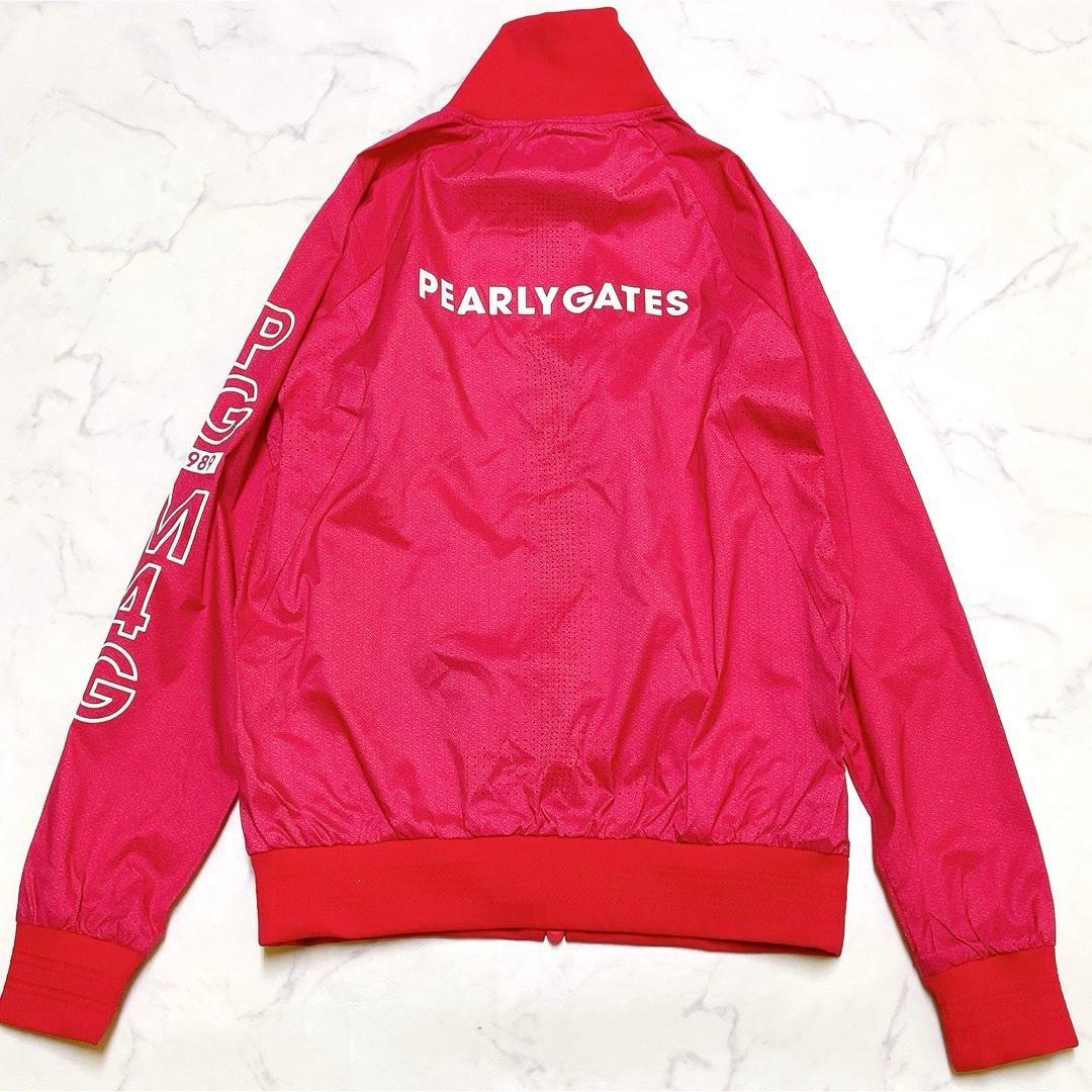 パーリーゲイツ ジップジャケットブルゾン フルジップ PGロゴ ワッペン M