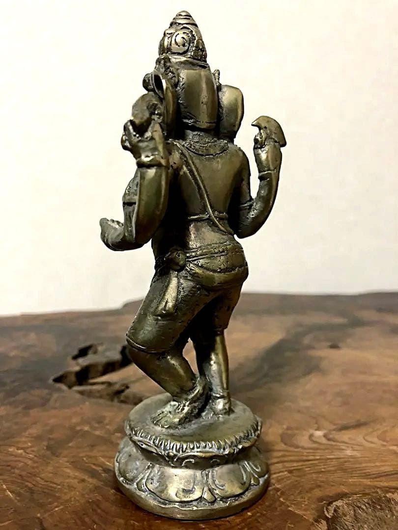 仏教美術 ガネーシャ 白銅製 仏像