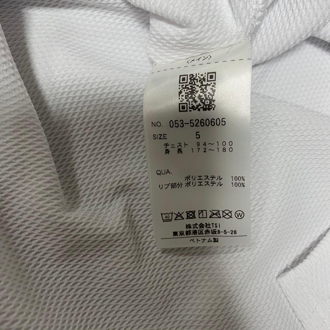 PEARLY GATES ポロシャツ ホワイト　サイズL